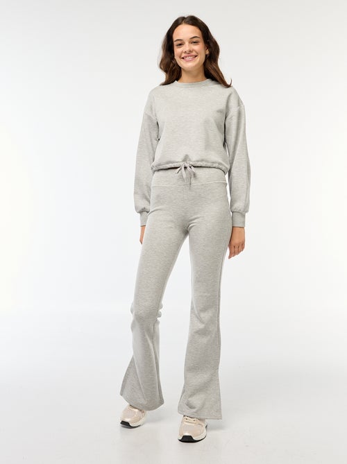 Effen sweater van warme en zachte joggingstof - Kiabi