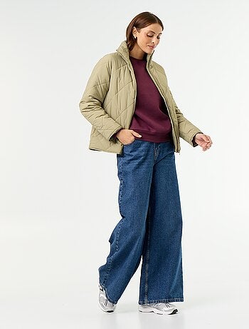 Effen sweater van warme joggingstof