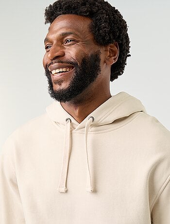 Effen sweatshirt met capuchon