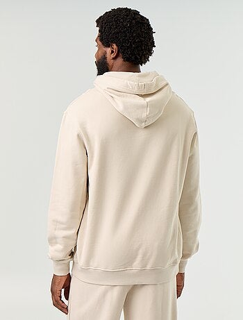 Effen sweatshirt met capuchon