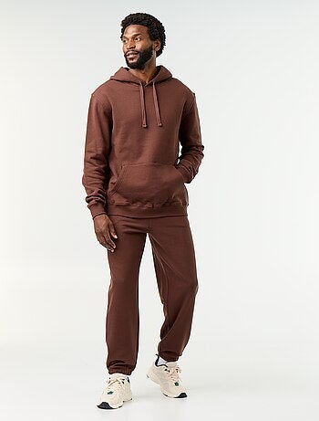 Effen sweatshirt met capuchon