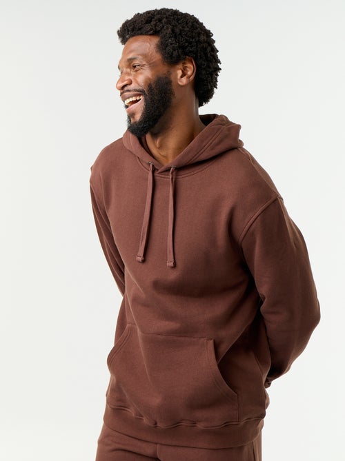 Effen sweatshirt met capuchon - Kiabi