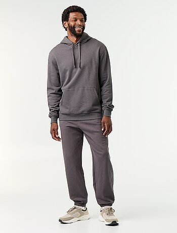 Effen sweatshirt met capuchon