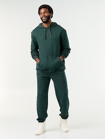 Effen sweatshirt met capuchon