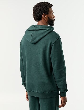 Effen sweatshirt met capuchon