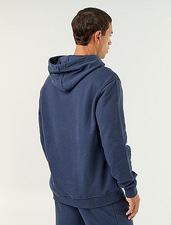 Effen sweatshirt met capuchon