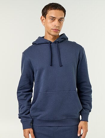 Effen sweatshirt met capuchon
