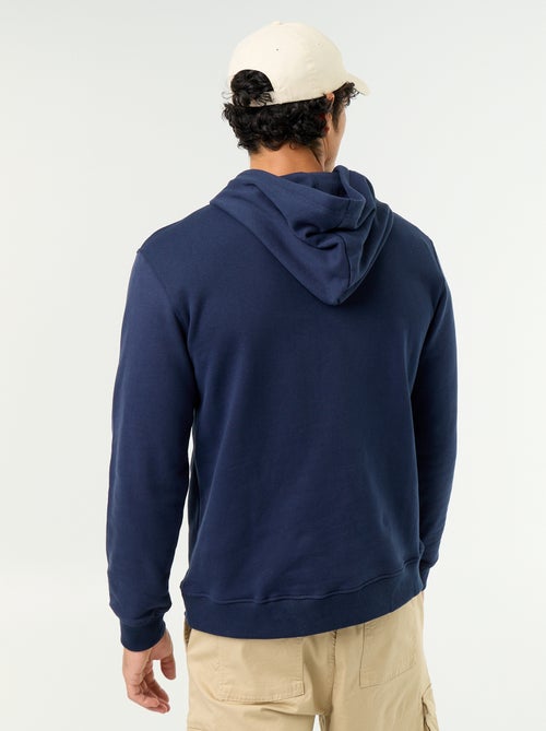 Effen sweatshirt met capuchon - Kiabi
