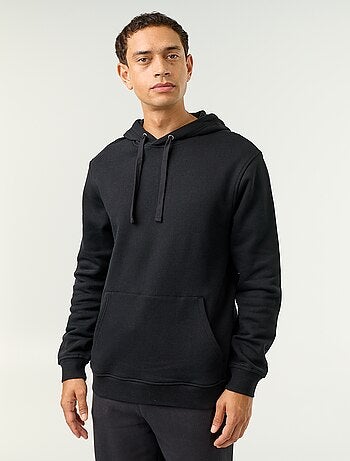 Effen sweatshirt met capuchon