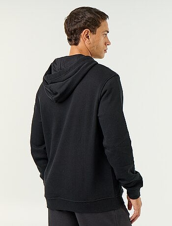 Effen sweatshirt met capuchon
