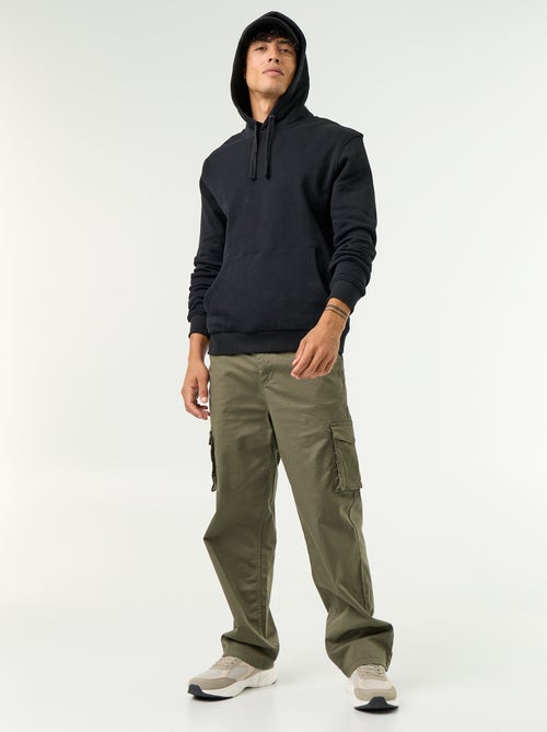 Effen sweatshirt met capuchon - Kiabi Effen sweatshirt met capuchon - Kiabi