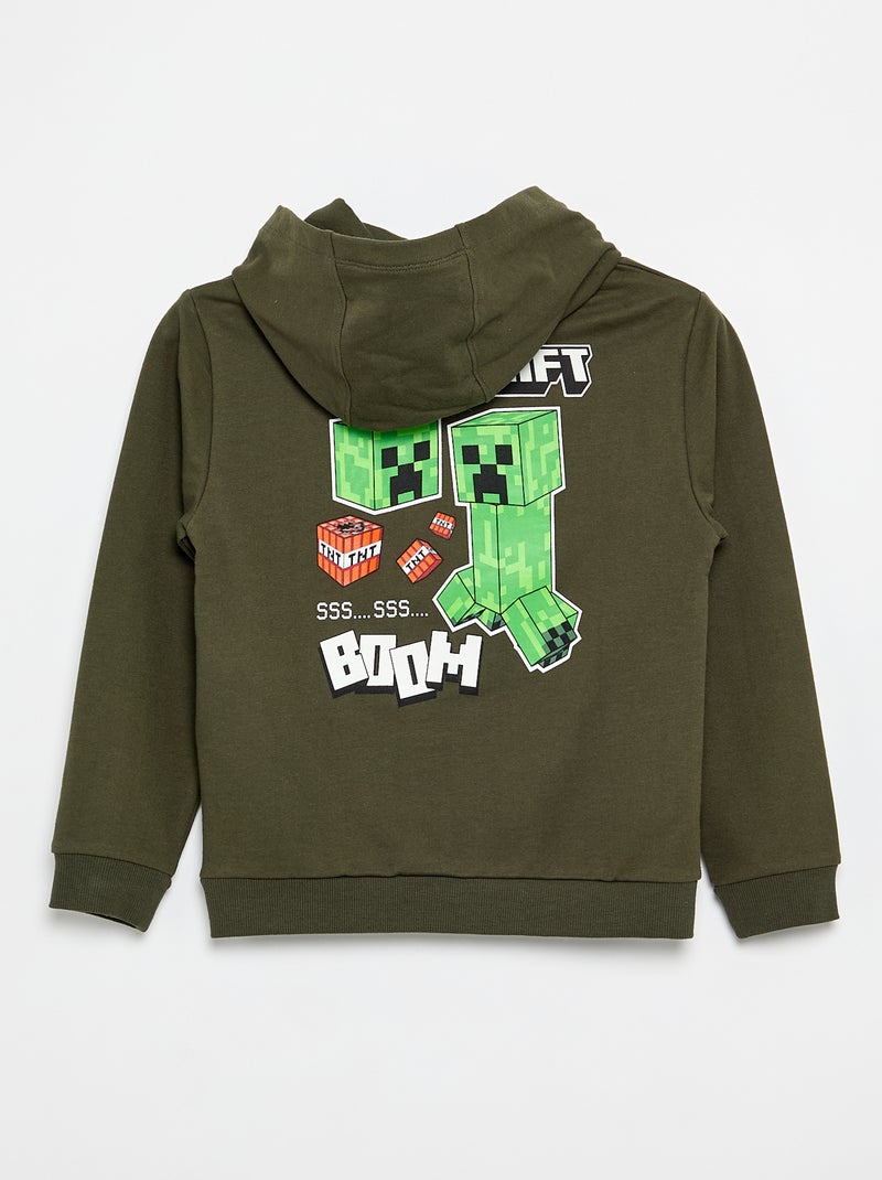 Effen sweatshirt 'Minecraft' Groen - Kiabi