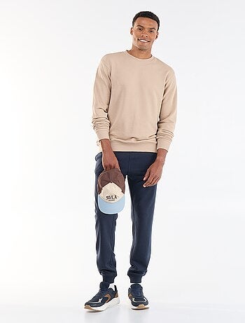 Effen sweatshirt van French Terry