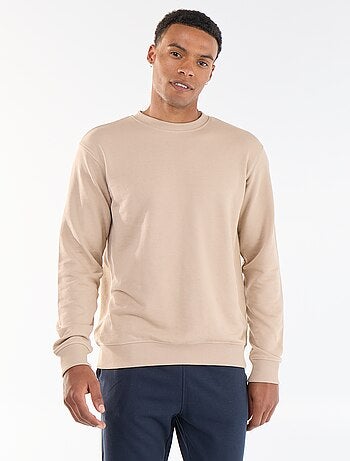 Effen sweatshirt van French Terry