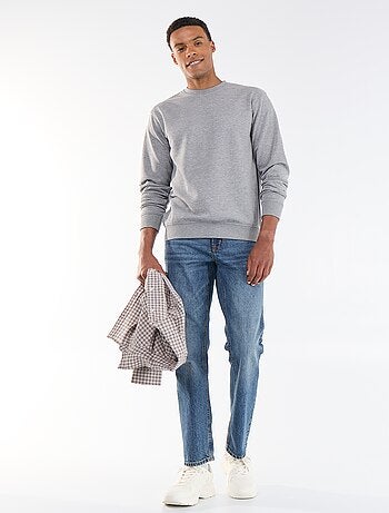 Effen sweatshirt van French Terry