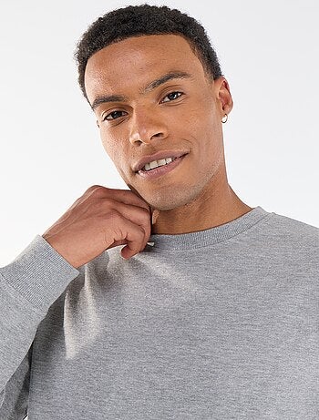 Effen sweatshirt van French Terry