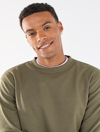 Effen sweatshirt van French Terry