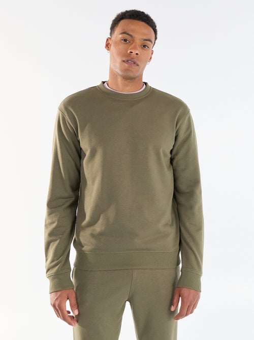 Effen sweatshirt van French Terry - Kiabi Effen sweatshirt van French Terry - Kiabi