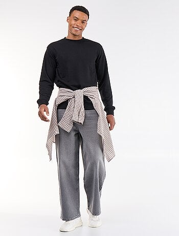 Effen sweatshirt van French Terry