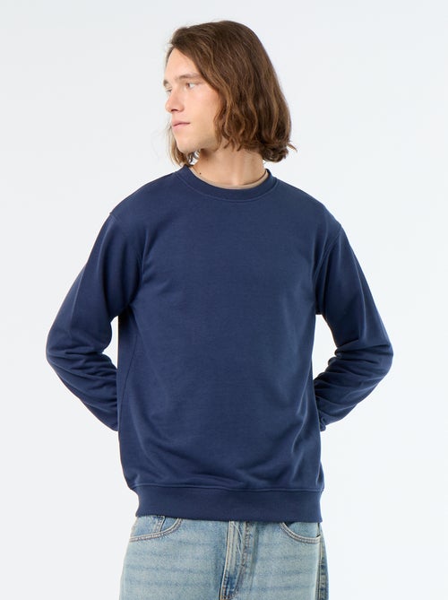 Effen sweatshirt van French Terry - Kiabi