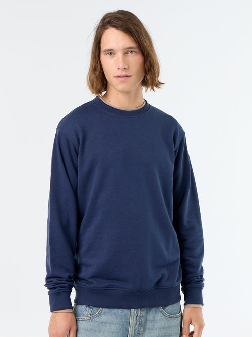 Effen sweatshirt van French Terry - Kiabi