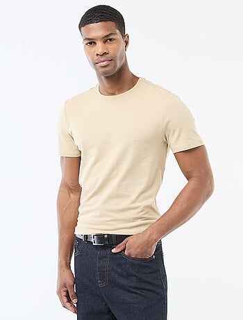 Effen T-shirt - Slim-fit