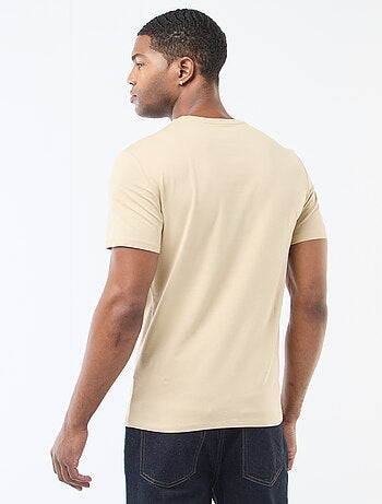 Effen T-shirt - Slim-fit