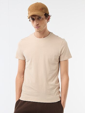 Effen T-shirt - Slim-fit