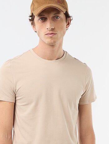 Effen T-shirt - Slim-fit