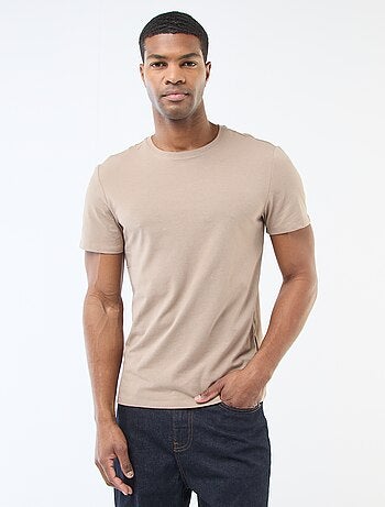 Effen T-shirt - Slim-fit