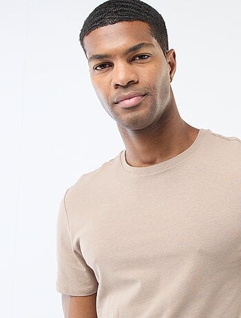 Effen T-shirt - Slim-fit