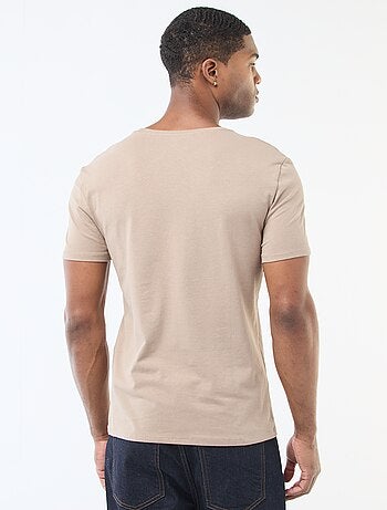 Effen T-shirt - Slim-fit