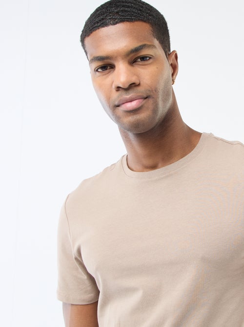 Effen T-shirt - Slim-fit - Kiabi