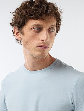 Effen T-shirt - Slim-fit