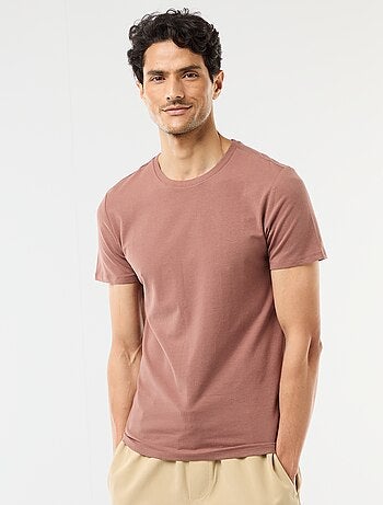 Effen T-shirt - Slim-fit
