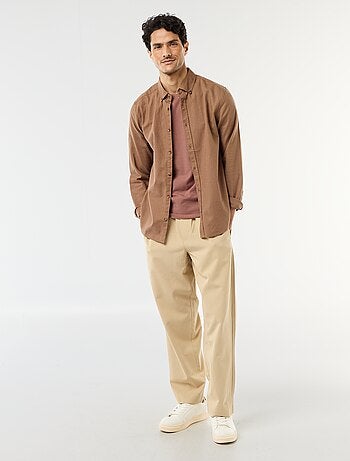 Effen T-shirt - Slim-fit