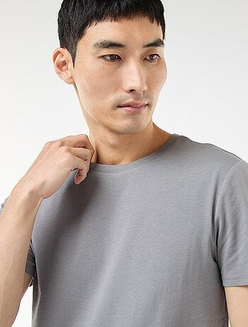 Effen T-shirt - Slim-fit