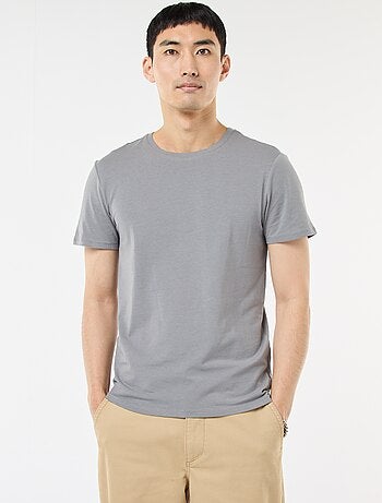 Effen T-shirt - Slim-fit