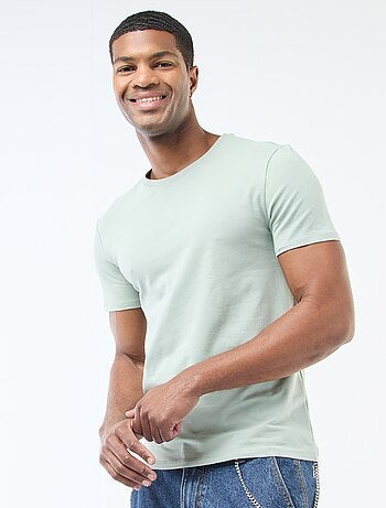 Effen T-shirt - Slim-fit