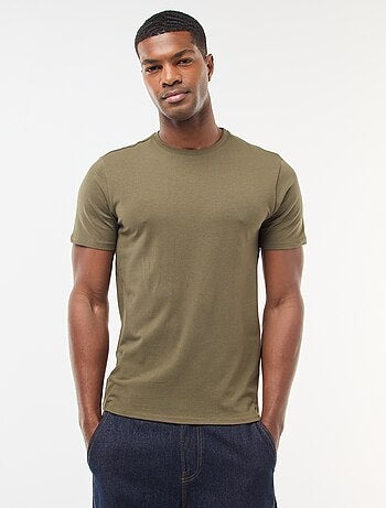Effen T-shirt - Slim-fit