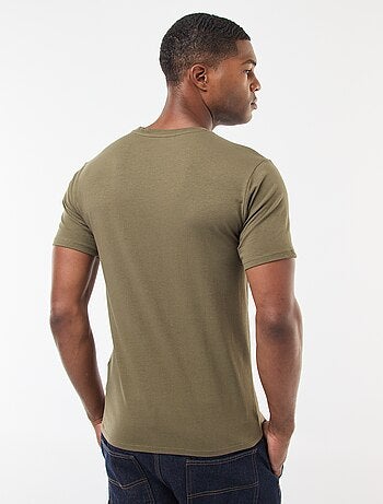Effen T-shirt - Slim-fit