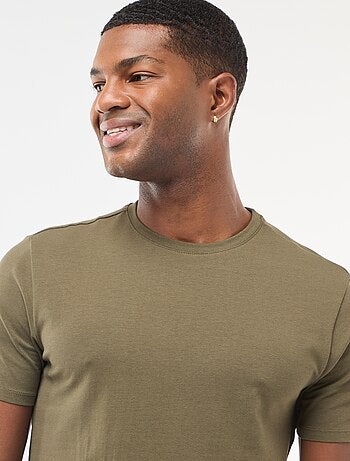 Effen T-shirt - Slim-fit