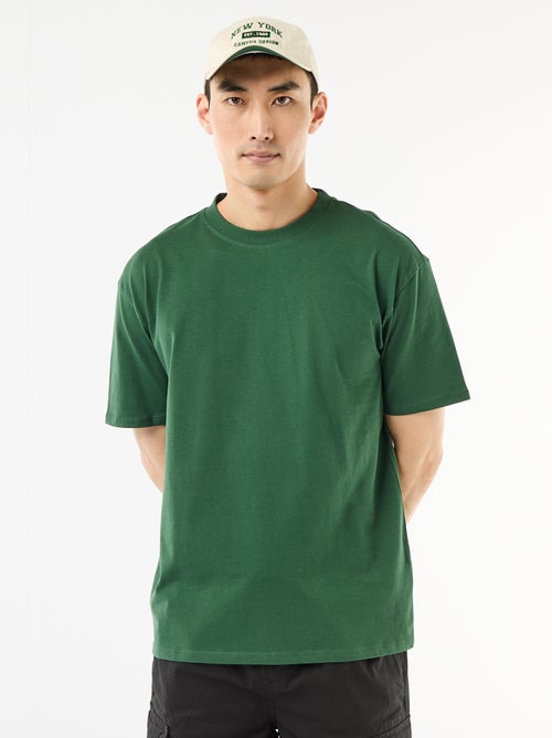 Effen T-shirt Comfort fit / Oversized - Kiabi