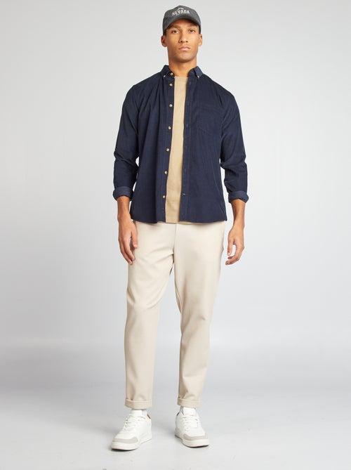 Effen T-shirt met borstzak - Kiabi