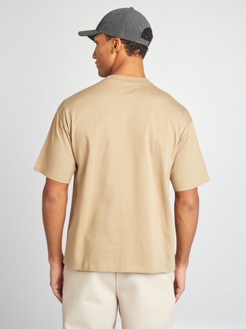 Effen T-shirt met borstzak - Kiabi