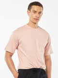 Effen T-shirt met borstzak ROSE - Kiabi