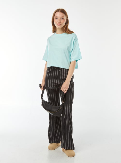 Effen T-shirt met korte mouw - Kiabi