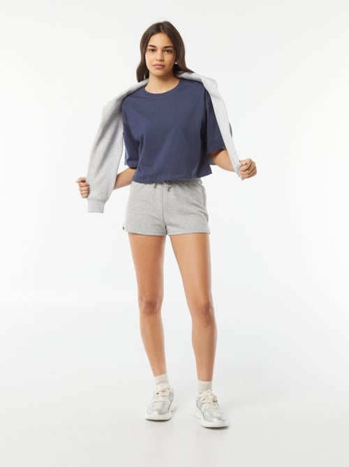 Effen T-shirt met korte mouw - Kiabi