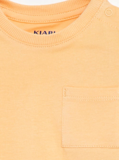 Effen T-shirt met korte mouw - Kiabi