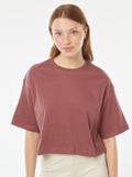 Effen T-shirt met korte mouw Rose - Kiabi